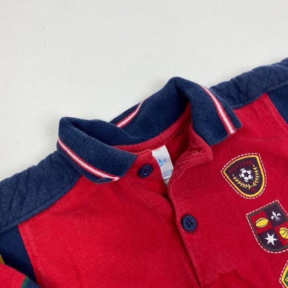 Vintage OshKosh B'gosh Boys Red Coverall 9 Months - Picture 3 of 11